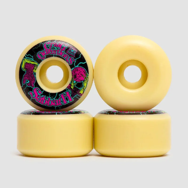 Skateboard Wheels for Sliding-Sabbath Craig 'Questions' Scott FF Pro Model Conical ATU Skateboard Wheels 56mm