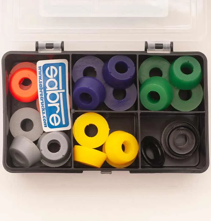 Skateboard Hardware for Maximum Impact Resistance-Sabre Bushings Cruiser Box