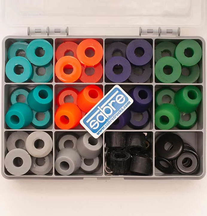 Skateboard Hardware with High-Strength Materials for Decks-Sabre Bushings Longboard Service Box