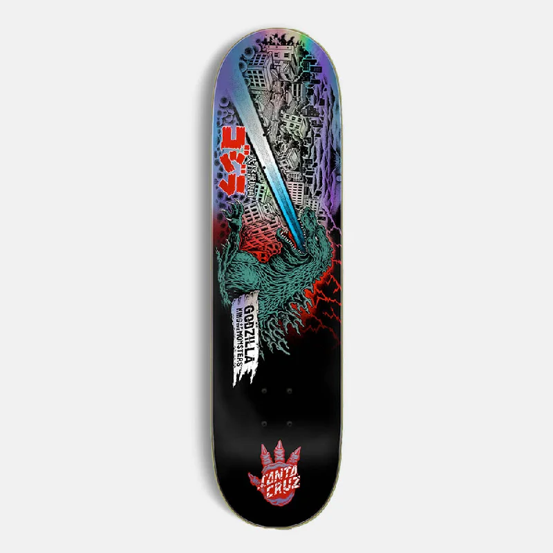 Skateboard Deck for Advanced Skaters-Santa Cruz - 8.25" Godzilla O'Brien Reaper Skateboard Deck