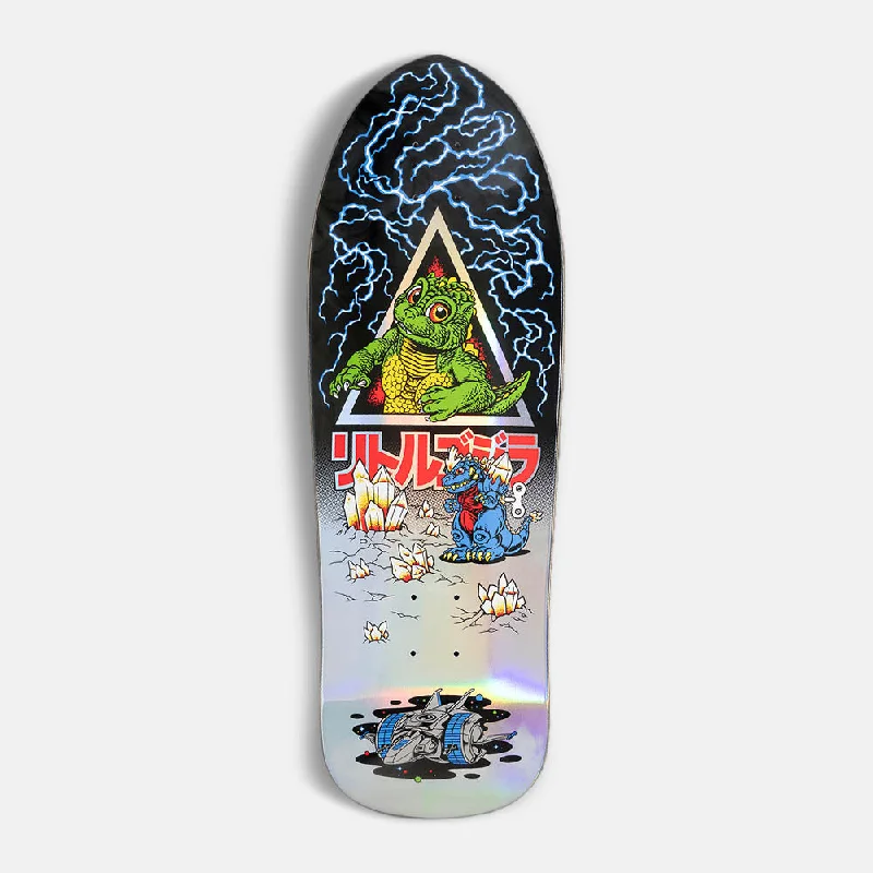 Skateboard Deck with Bold Designs-Santa Cruz - 9.89" Godzilla Jr. Natas Skateboard Deck