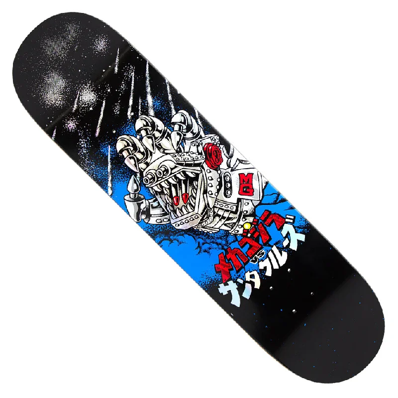 Skateboard Deck for Carving and Freestyle-Santa Cruz Godzilla Mecha Hand Deck