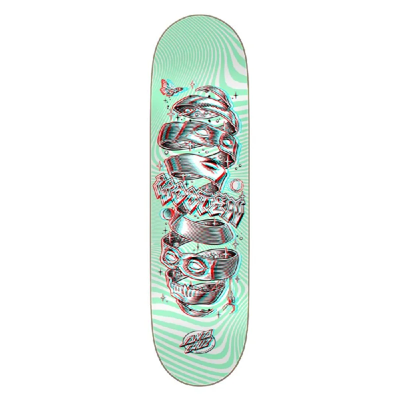 Skateboard Deck with Lightweight Design-Santa Cruz Pro Wooten Unwould Anaglyph Skateboard Deck - 8.5"