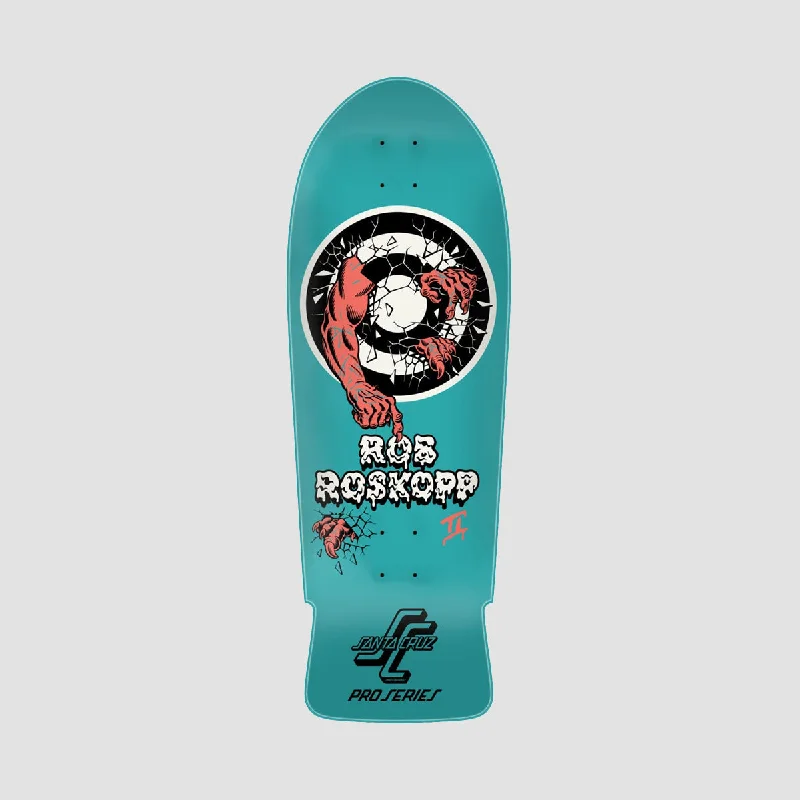 Skateboard Deck for Riders with Large Feet-Santa Cruz Roskopp Two Reissue Skateboard Deck - 9.63"