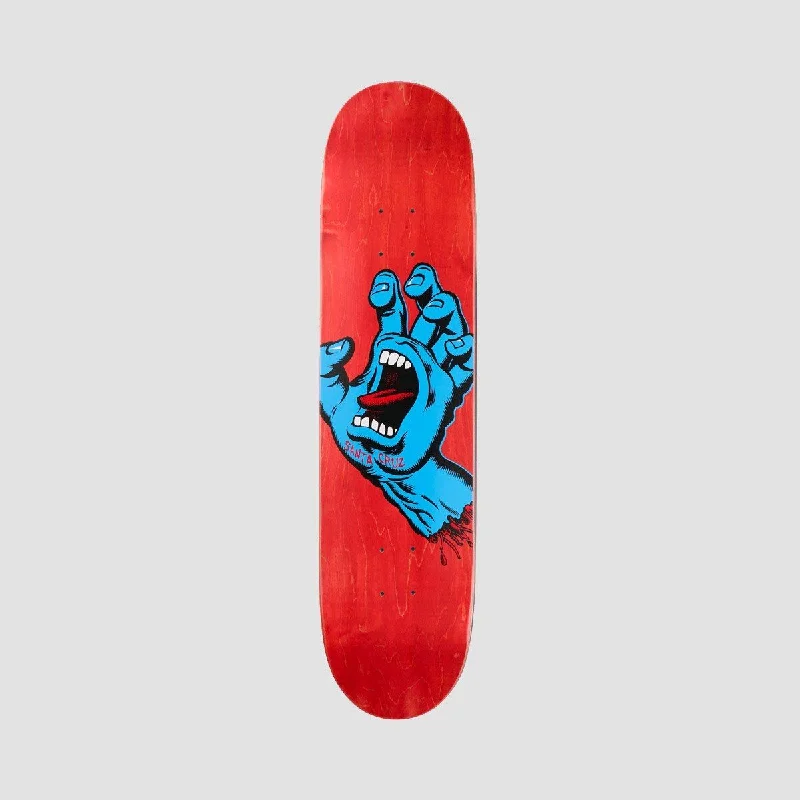 Skateboard Deck for Custom Builds-Santa Cruz Screaming Hand Skateboard Deck Multi - 8"