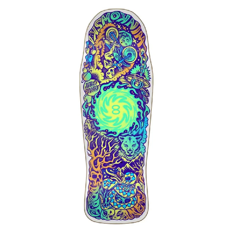 Skateboard Deck with High-Quality Grip Tape-Santa Cruz VX Winkowski Dope Planet Shaped Skateboard Deck - 10.34"