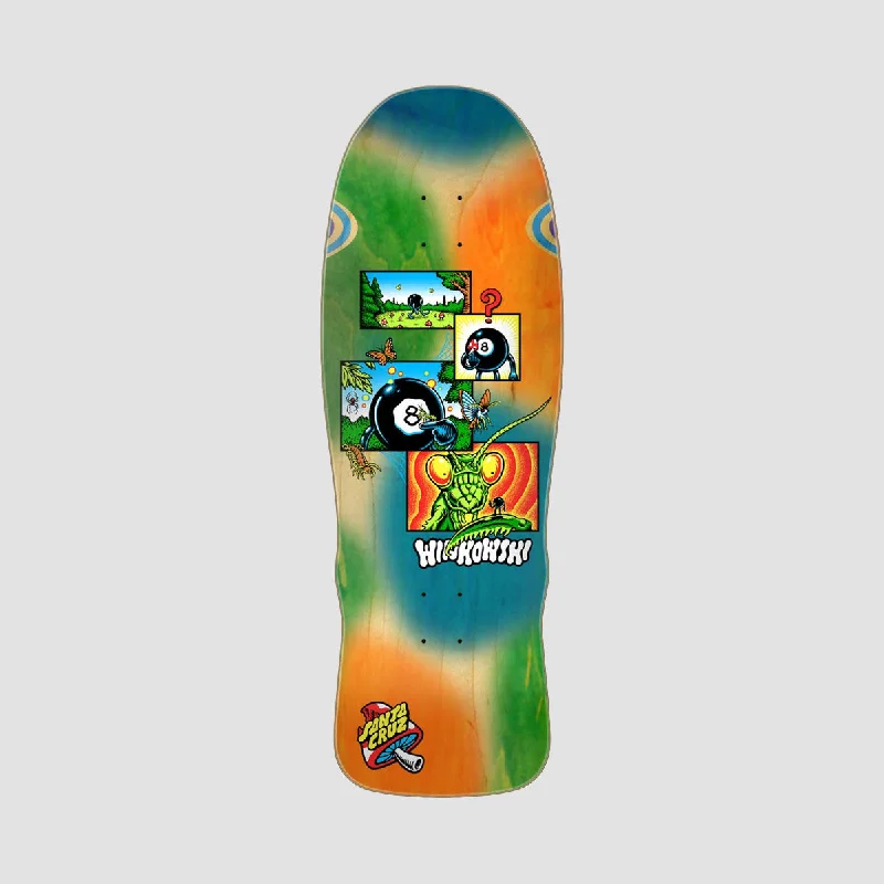 Skateboard Deck with Artistic Design-Santa Cruz Winkowski 8Baller Comic Shaped Skateboard Deck - 10.35"