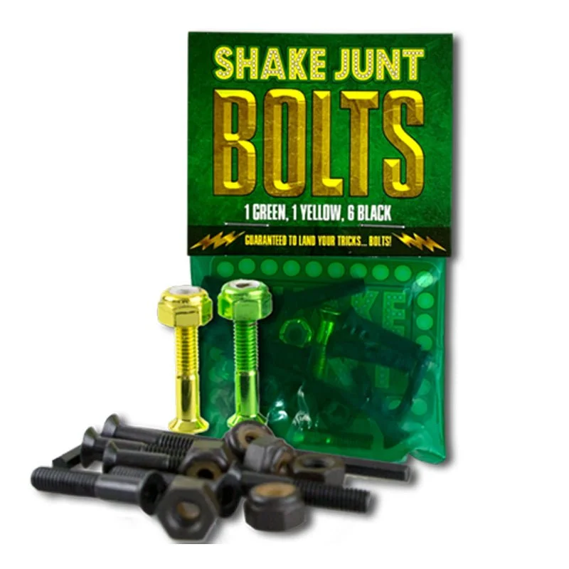 Skateboard Hardware for Maximum Power Transfer-Shake Junt 1" Allen Head Bolts Skateboard Hardware