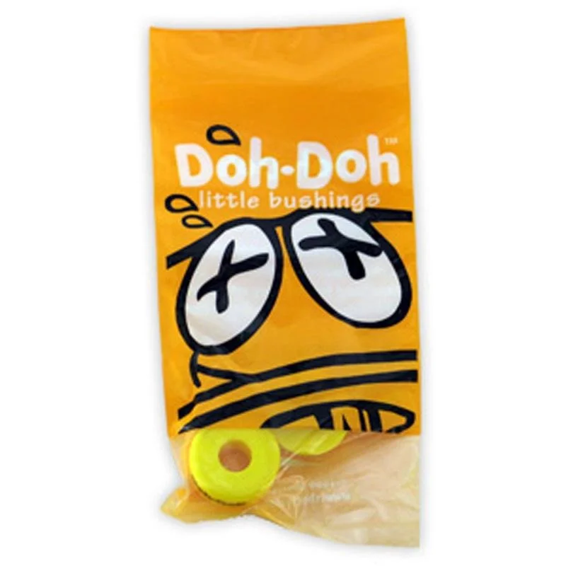 Skateboard Hardware with Precision Engineering-Shorty's 92a Doh Dohs Yellow Skateboard Bushings