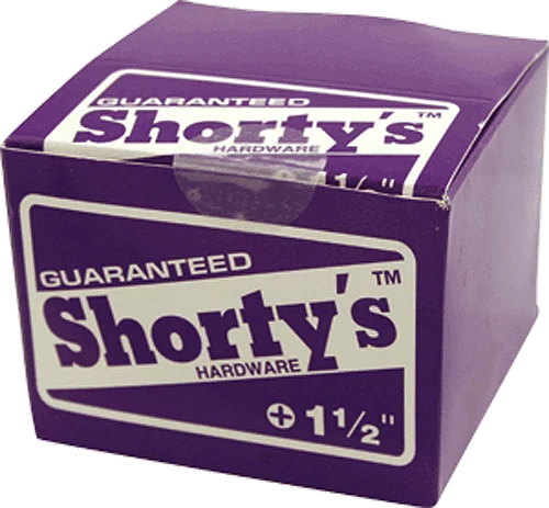 Skateboard Hardware for Better Control in High-Speed Skating-Shorty's 1-1/2" 10/Box Phillips Hardware