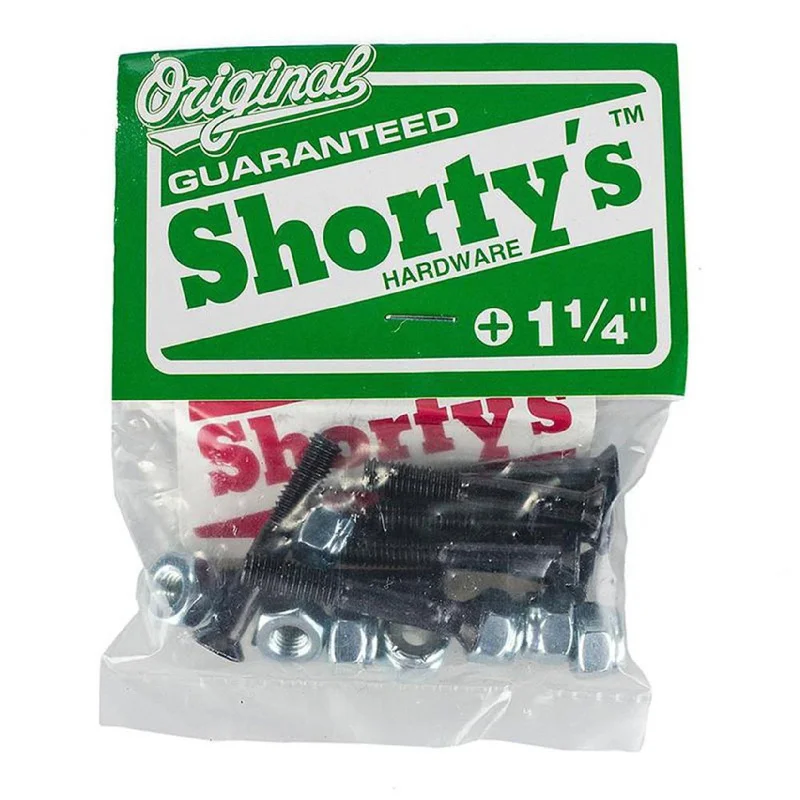 Skateboard Hardware with Anti-Rust Coating-Shorty's 1 1/4" Longboard Phillips Hardware