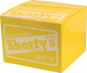 Skateboard Hardware for Pro-Level Landings-Shortys 1-1/8" 10/Box Phillips Hardware