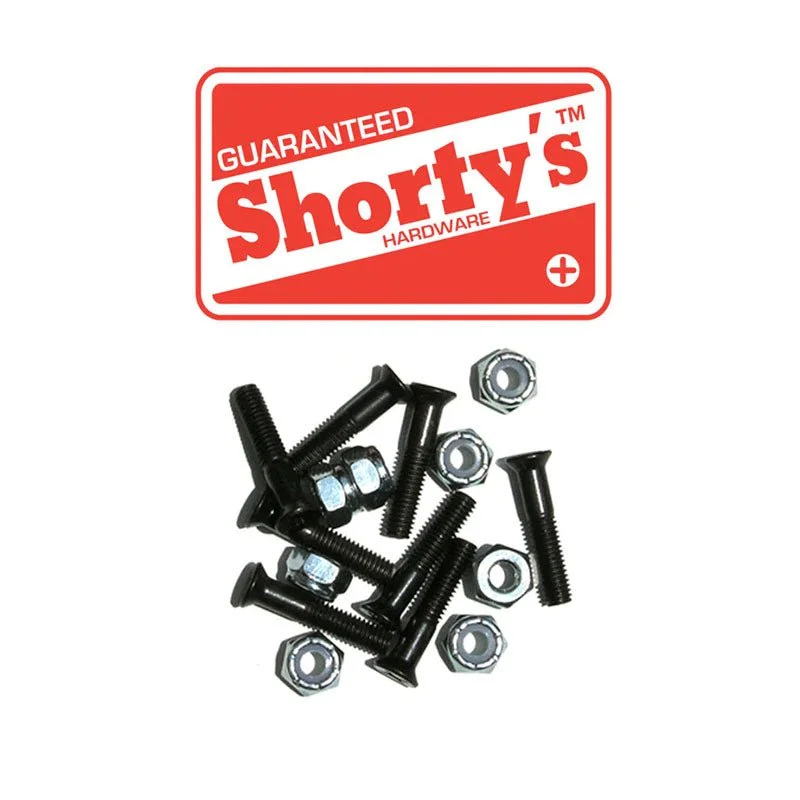 Skateboard Hardware with Quick Release System-Shorty's 1" Phillips Skateboard Hardware