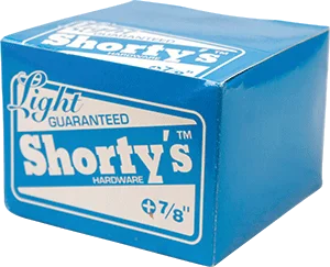 Skateboard Hardware with Adjustable Features-Shortys 7/8" [Allen] 10/Box Hardware