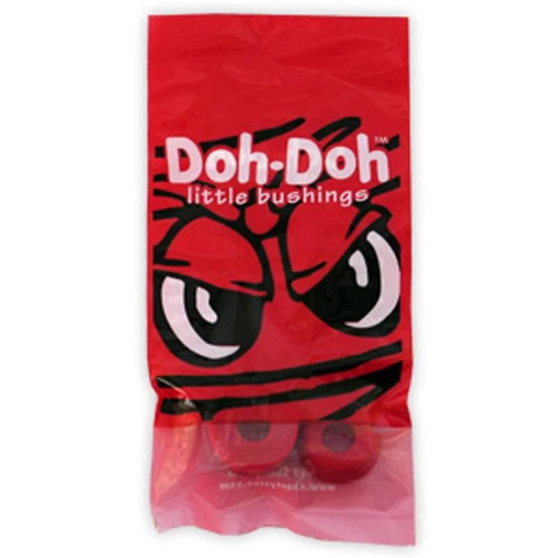 Skateboard Hardware for Deck and Truck Mounting-Shorty's 95a Doh Dohs Red Skateboard Bushings