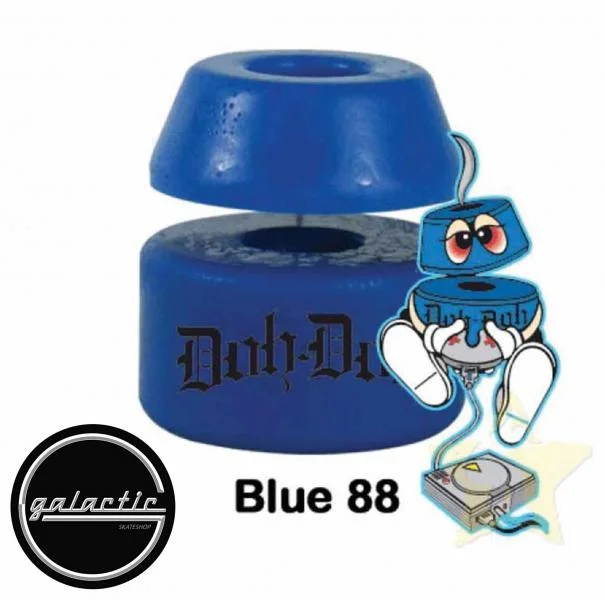 Skateboard Hardware with Heavy-Duty Construction-Shorty's Doh Doh Bushings Blue 88 Soft