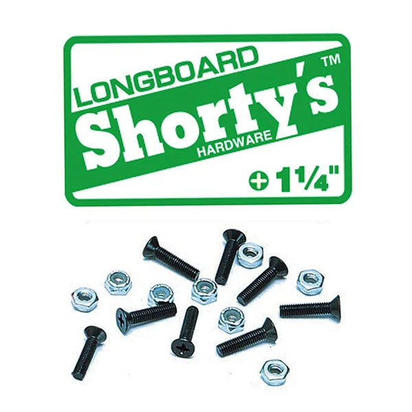 Skateboard Hardware for Skating in All Conditions-Shorty's Longboard Hardware 1.25" Phillips