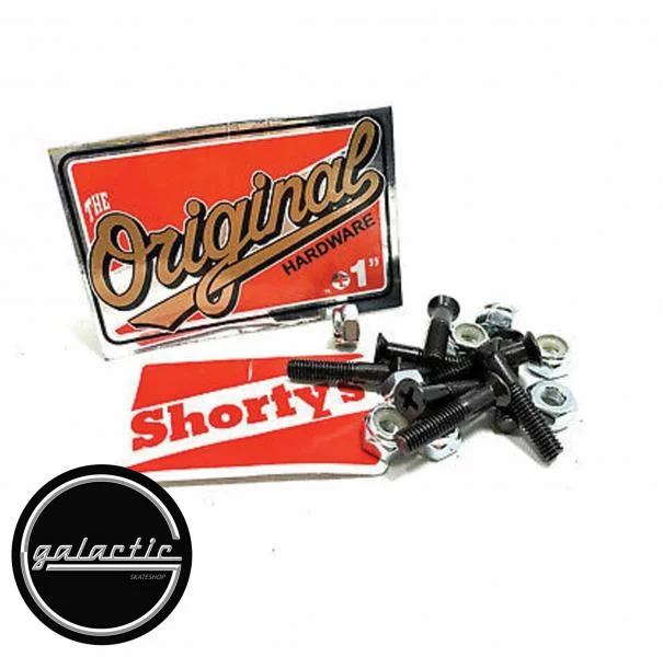 Skateboard Hardware with Durable Steel Parts-Shorty's Phillips Hardware 1"