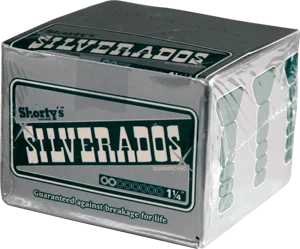 Skateboard Hardware for Fast and Reliable Performance-Shortys Silverados 1-1/4" [Allen] 10/Box Hardware