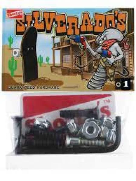 Skateboard Hardware for Smooth Rolling and Tricks-Shorty's Silverados Hardware Allen 1"