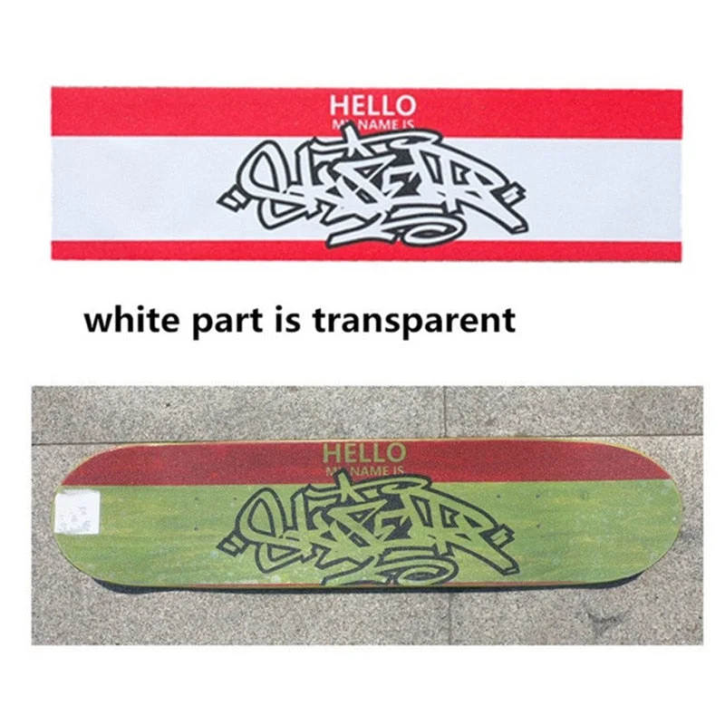 Skateboard Grip Tape with Clean Look-SK8ER Quality Skateboard Griptapes 9x33" Newest Designed Skateboard Sandpaper Scooter Skate Grip tapes 1PC