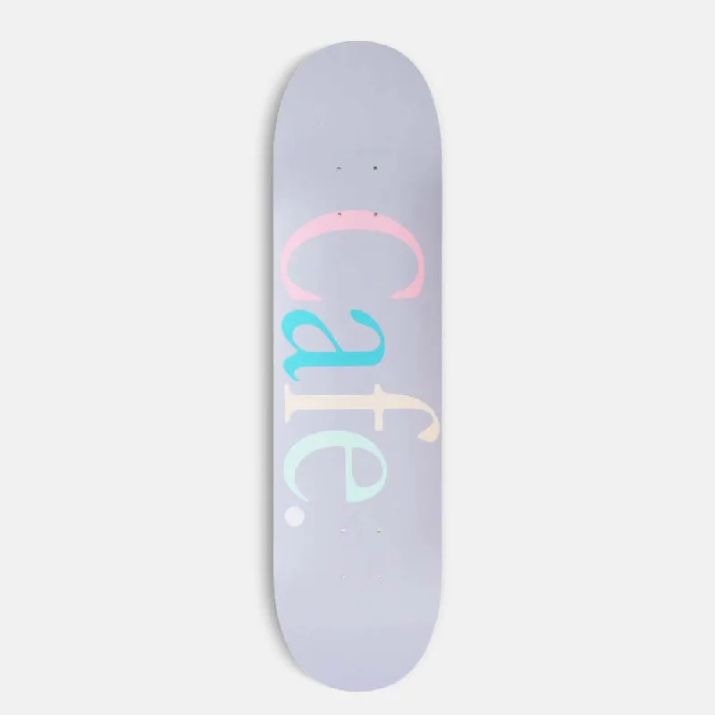 Skateboard Deck with Lightweight Feel-Skateboard Cafe - 8.0" Wayne Skateboard Deck - Powder Blue