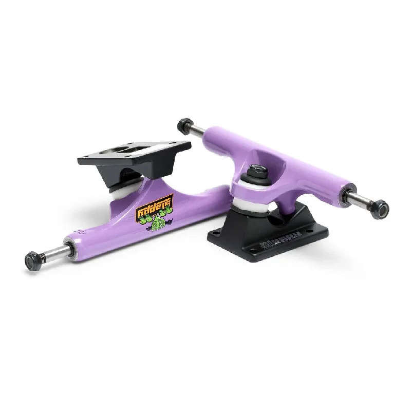 Skateboard Trucks for Improved Shock Absorption-Slappy ST1 Curb Creeper Us Skateboard Trucks Purple/Black - 8.5 - 8.5