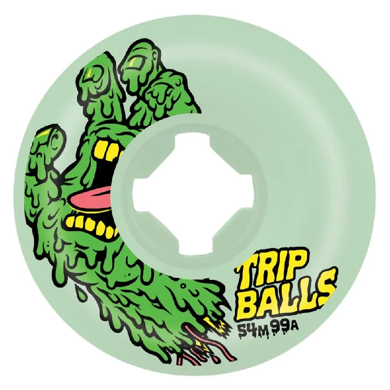 Skateboard Wheels for Technical Riders-Slime Balls Skateboard Wheels Face Melter Trip Balls 99a - GITD