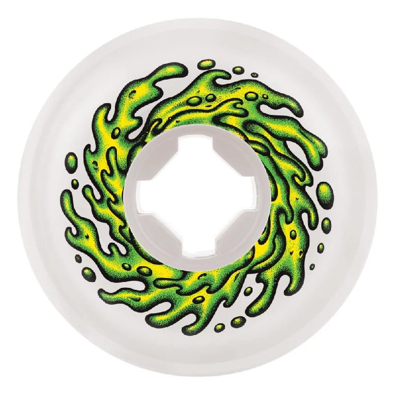 Skateboard Wheels for Skateboarding at High Speeds-Slime Balls Skateboard Wheels Mirror Vomits 99a - Clear