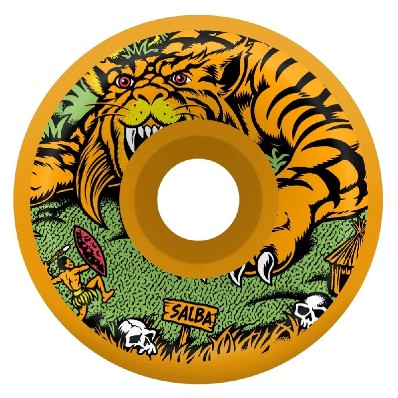 Skateboard Wheels with Soft Core Design-Slime Balls Skateboard Wheels Salba Tiger Vomits 95a - Orange