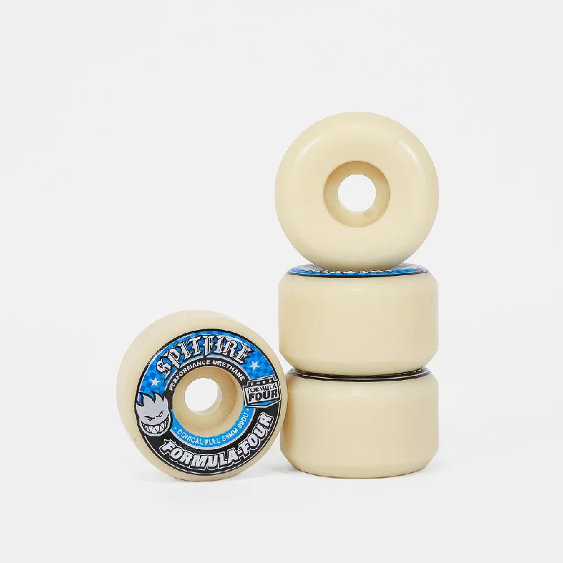 Skateboard Wheels for Ramps and Parks-Spitfire - 58mm (99a) Formula Four Skateboard Wheels (Conical Full)