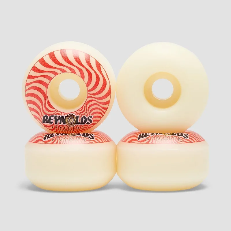 Skateboard Wheels with Advanced Grip Technology-Spitfire 93 Formula Four Reynolds Classics 93DU Skateboard Wheels Natural 54mm