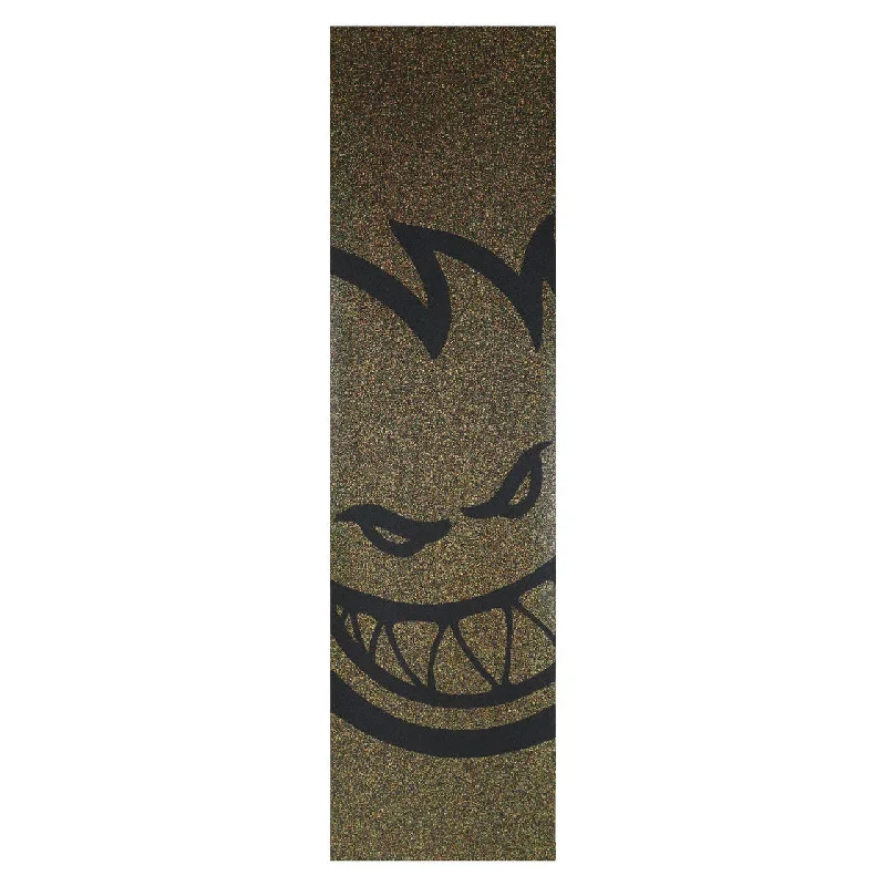 Waterproof Skateboard Grip Tape-Spitfire Bighead Mob Single Sheet Griptape - Gold Glitter