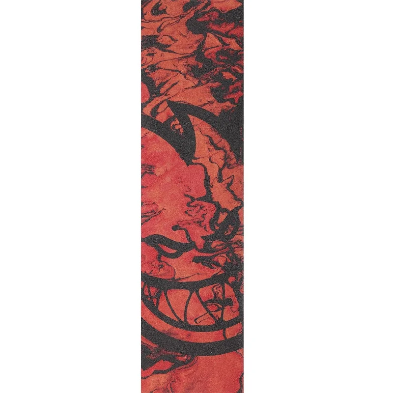 Skateboard Grip Tape for Street and Park-Spitfire Bighead Mob Single Sheet Griptape - Lava