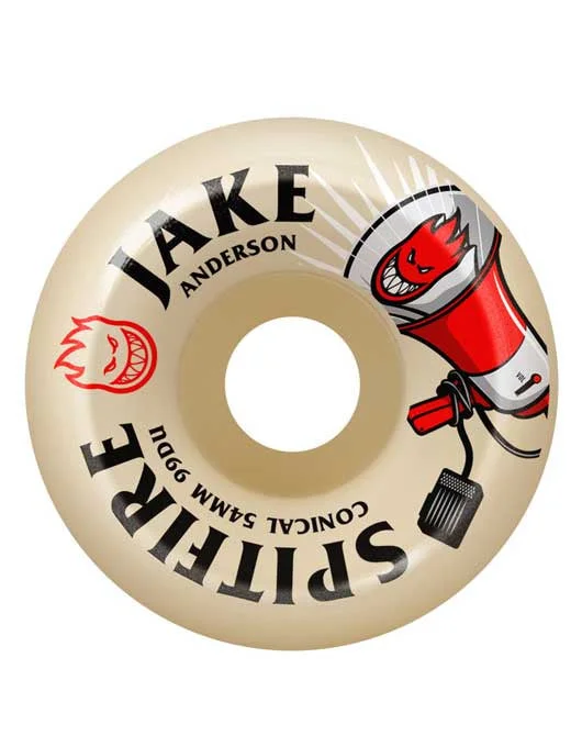 Skateboard Wheels for Technical Street-Spitfire F4 Conical Burn Squad Anderson Wheels | 99D/54mm