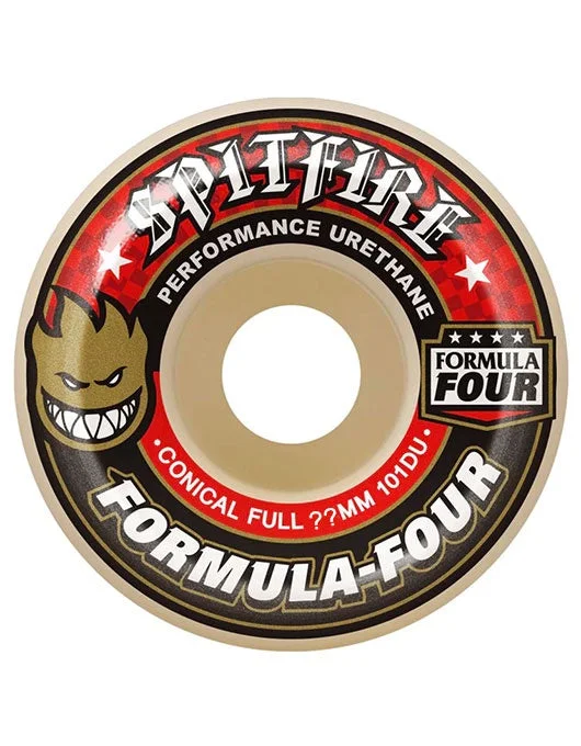 Skateboard Wheels for Competitive Riders-Spitfire F4 Conical Full Wheels | 101D/53mm