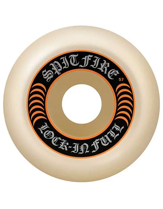 Skateboard Wheels for Jumps and Tricks-Spitfire F4 Lockin Full Wheels | 99D/55mm