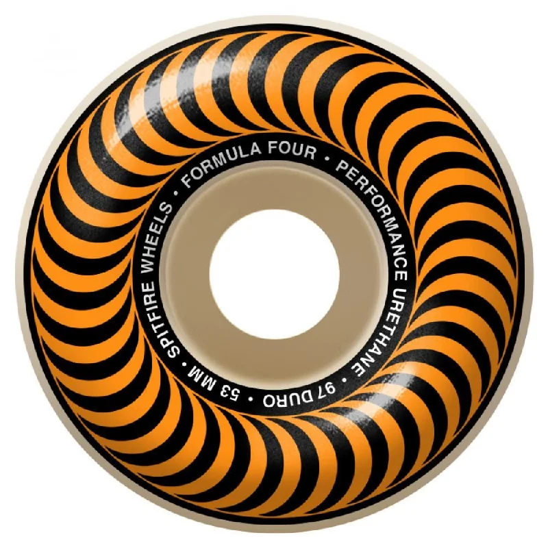 Skateboard Wheels for Various Skating Surfaces-Spitfire Formula Four Skateboard Wheels Classics 97 - Natural