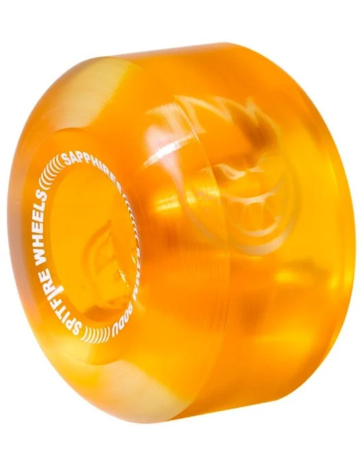 Skateboard Wheels for Carving and Cruising-Spitfire Sapphire Wheels Orange | 90D/54mm