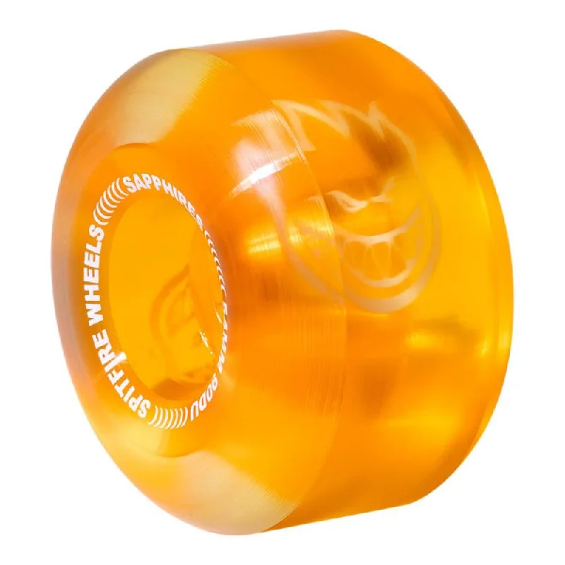 Skateboard Wheels for Urban Skating-Spitfire Soft Skateboard Wheels Sapphire Radial 90D - Orange