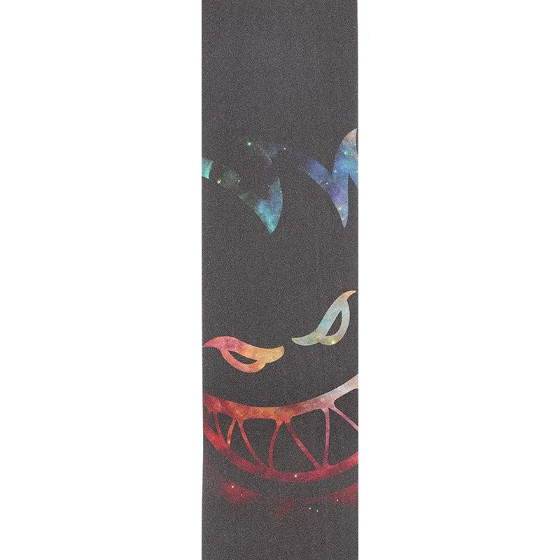 Skateboard Grip Tape with Reliable Adhesive-Spitfire Wheels 9" x 33" Big Head Galaxy Full Skateboard Grip Tape