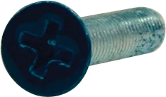 Skateboard Hardware for Improved Speed and Flexibility-Standard Phillips Bolt 1" Navy Head