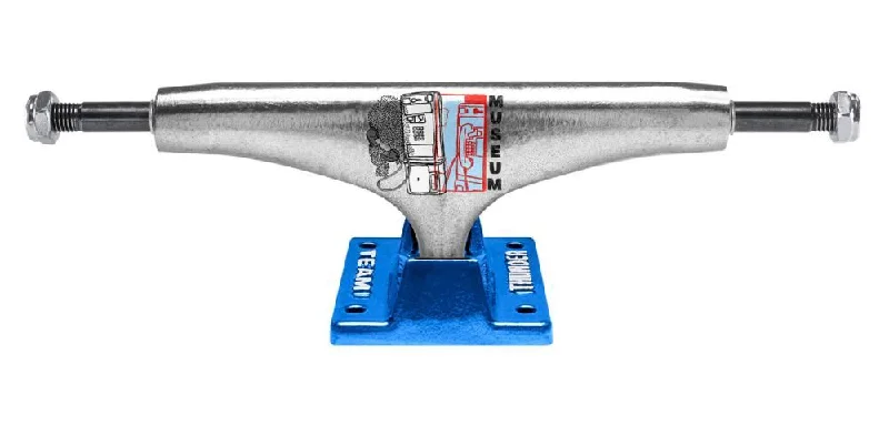 Skateboard Trucks for Customizable Ride Feel-Thunder 148 Skateboard Trucks Thunder x Musuem Landline Polished / Blue - 148