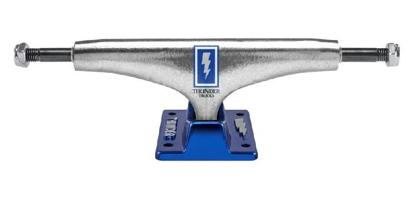 Skateboard Trucks for Unmatched Strength and Durability-Thunder 149 Skateboard Trucks Boxed Bolt Hollow Lights Polished / Blue - 149