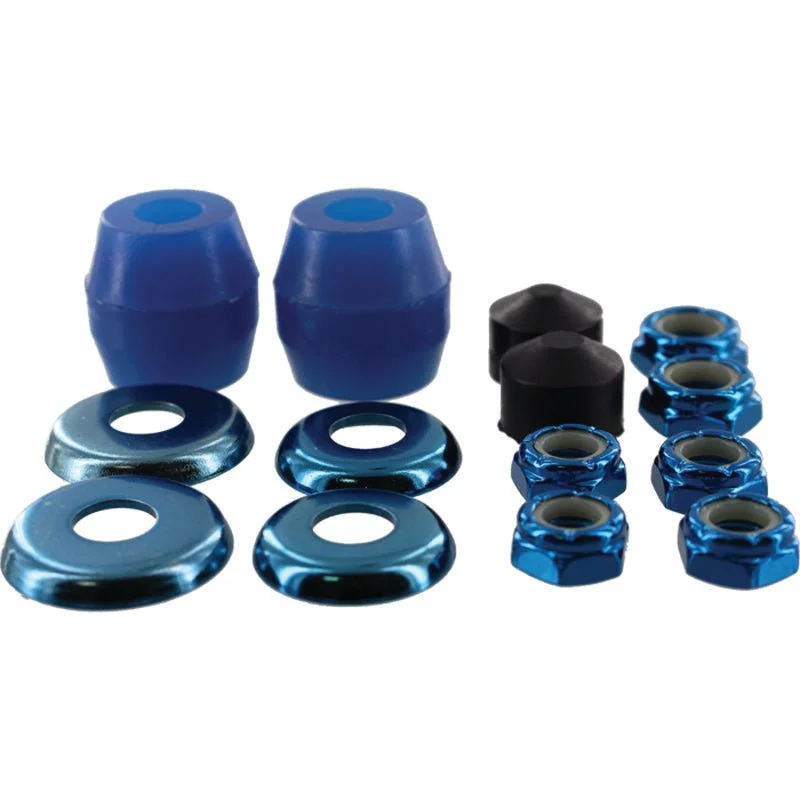 High-Strength Skateboard Hardware-Thunder 95du Blue Rebuild Skateboard Truck Kit 2pk