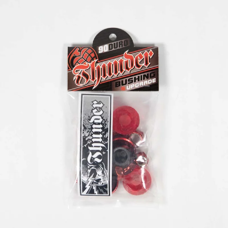 Skateboard Hardware for Better Control on Ramps-Thunder Trucks - Thunder Rebuild Kit 90A - Red