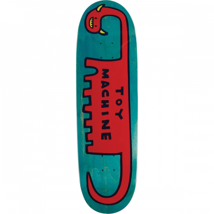 Skateboard Deck with Artistic Design-Toy Machine Dino-Sour 8.88" Skateboard Deck