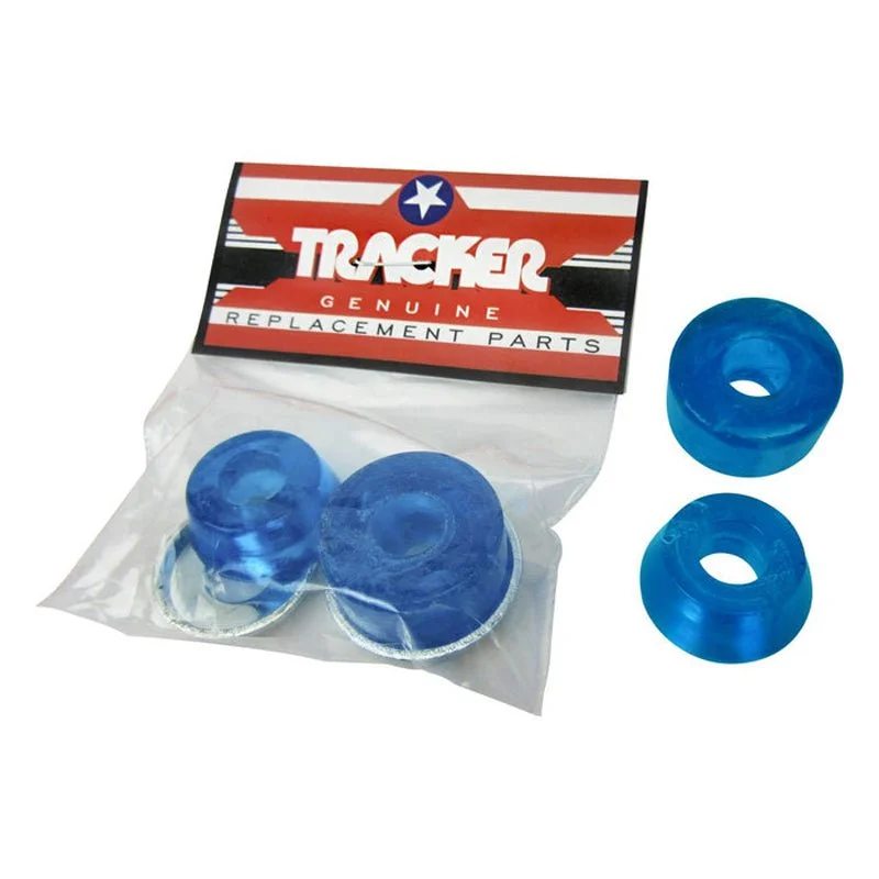 Skateboard Hardware for Tech Trick Riding-Tracker Trucks 80a Soft Blue Bushings 2pr