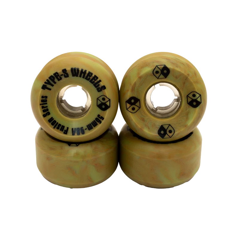 Skateboard Wheels for Versatile Skating-Type-S Wheels 56mm (98a) Fusions