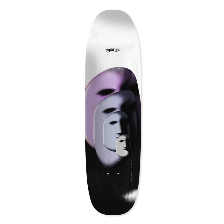 Classic Skateboard Deck-Umaverse Evan Faces 8.9" on Fark Shape